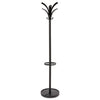 Alba Brio Coat Stand, 13.75w x 13.75d x 66.25h, Black