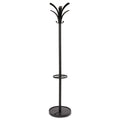 Alba Brio Coat Stand, 13.75w x 13.75d x 66.25h, Black