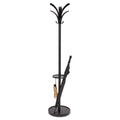 Alba Brio Coat Stand, 13.75w x 13.75d x 66.25h, Black