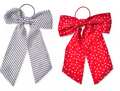 Inc International Concepts 2-PC. Polka Dot Bow Ponytail Holder Set by Vanessa Jane