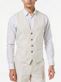 INC International Concepts Men's Linen Blend Vest, Size XS by Vanessa Jane