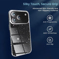 Glitter Clear Case Compatible with iPhone 17 Pro, Sparkly Hard Back Cover, Transparent by Generic