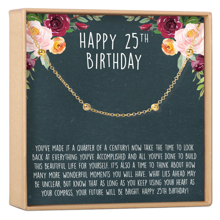 25th Birthday Dot Bracelet by Dear Ava