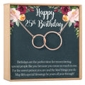 25th Birthday Necklace by Dear Ava