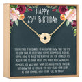 25th Birthday Necklace by Dear Ava