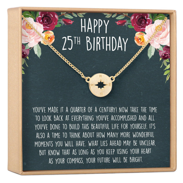 25th Birthday Necklace by Dear Ava