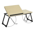 26" Foldable Laptop Desk Pella Oak Wood by DailySale