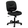 HON VL210 Low-Back Task Chair, Supports Up to 250 lb, 17" to 20.5" Seat Height, Black