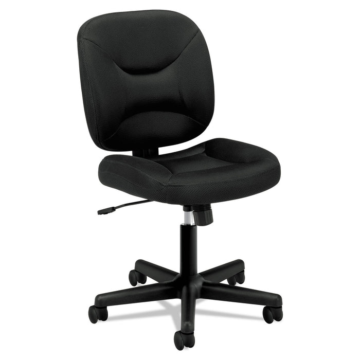 HON VL210 Low-Back Task Chair, Supports Up to 250 lb, 17" to 20.5" Seat Height, Black