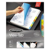 Wilson Jones View-Tab Transparent Index Dividers, 8-Tab, 11 x 8.5, Assorted, 5 Sets