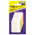 Post-it Lined Tabs, 1/5-Cut, Assorted Bright Colors, 2" Wide, 24/Pack