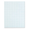 TOPS Cross Section Pads, Cross-Section Quadrille Rule (10 sq/in, 1 sq/in), 50 White 8.5 x 11 Sheets