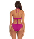 Becca Color Code Hipster Bikini Bottoms - Berry, Size Large by Vanessa Jane