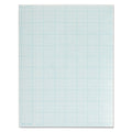 TOPS Cross Section Pads, Cross-Section Quadrille Rule (8 sq/in, 1 sq/in), 50 White 8.5 x 11 Sheets