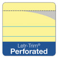 TOPS Docket Ruled Perforated Pads, Wide/Legal Rule, 50 Canary-Yellow 8.5 x 11.75 Sheets, 6/Pack
