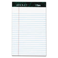 TOPS Docket Ruled Perforated Pads, Narrow Rule, 50 White 5 x 8 Sheets, 6/Pack