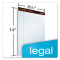 TOPS Docket Gold Ruled Perforated Pads, Wide/Legal Rule, 50 White 8.5 x 14 Sheets, 12/Pack