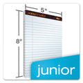 TOPS Docket Gold Ruled Perforated Pads, Narrow Rule, 50 White 5 x 8 Sheets, 12/Pack