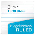 TOPS Docket Gold Ruled Perforated Pads, Narrow Rule, 50 White 5 x 8 Sheets, 12/Pack