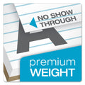 TOPS Docket Gold Ruled Perforated Pads, Wide/Legal Rule, 50 White 8.5 x 14 Sheets, 12/Pack
