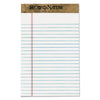 TOPS Second Nature Premium Recycled Ruled Pads, Narrow Rule, 50 White 5 x 8 Sheets, Dozen