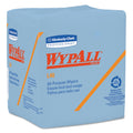 WypAll L40 Wiper, 1/4 Fold, Blue, 12.5 x 12, 56/Box, 12 Boxes/Carton