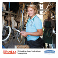 WypAll L10 SANI-PREP Dairy Towels, Banded, 2-Ply, 9.3 x 10.5, 200/Pack, 12 Packs/Carton