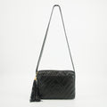 Chanel Vintage Diamond CC Camera Bag Chevron Lambskin Black 3 Series #2615 by Bolt Boutique
