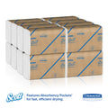 Scott Essential Multi-Fold Towels, Absorbency Pockets, 9.2 x 9.4, White, 250/Packs, 16 Pack/Carton