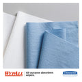 WypAll L40 Wiper, 1/4 Fold, Blue, 12.5 x 12, 56/Box, 12 Boxes/Carton