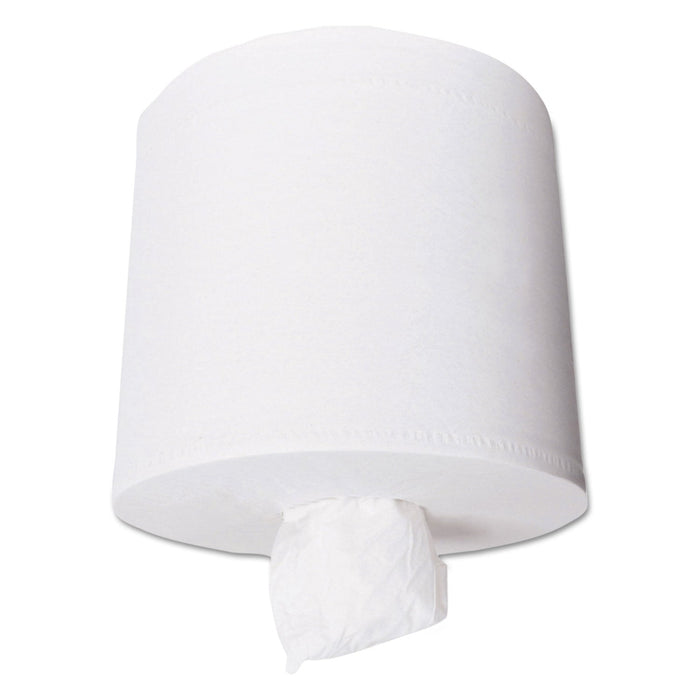 Scott Essential Center-Pull Towels, Absorbency Pockets, 2-Ply, 8 x 15, White, 500/Roll, 4 Rolls/Carton