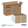 Scott Essential Multi-Fold Towels, Absorbency Pockets, 9.2 x 9.4, White, 250/Packs, 16 Pack/Carton