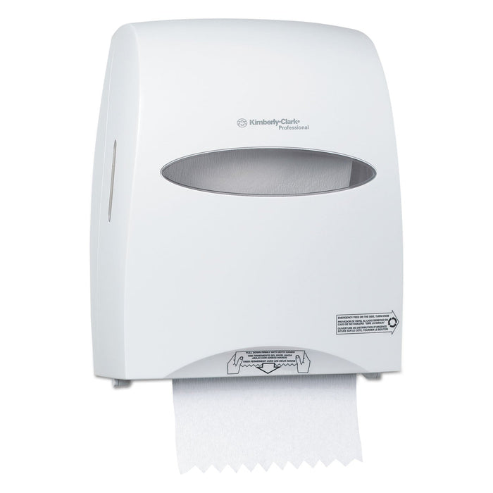 Kimberly-Clark Professional* Sanitouch Hard Roll Towel Dispenser, 12.63 x 10.2 x 16.13, White