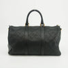 Chanel Calfskin Stitched CC Bicolor 2way Boston Bag Black #2618