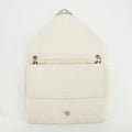 Chanel Envelope Double Flap Shoulder Bag White 11 Series #2619 by Bolt Boutique
