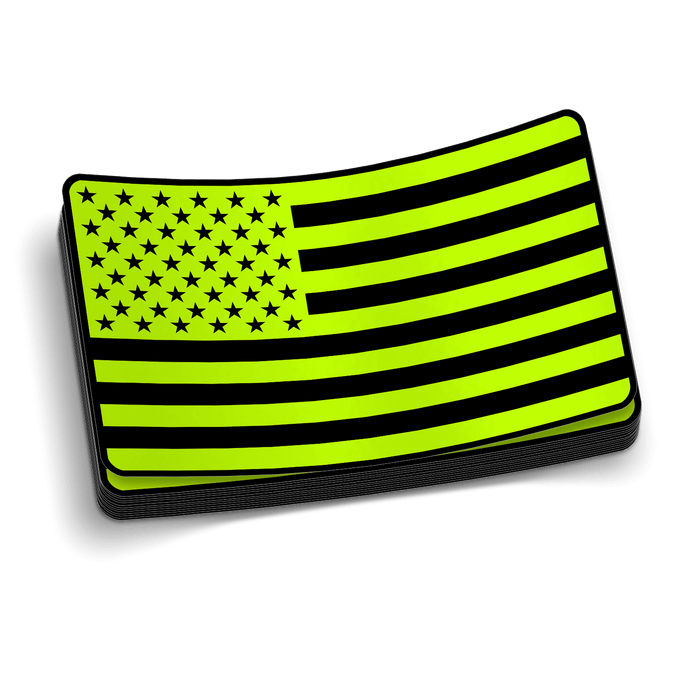 Hi Vis Flag - Hard Hat Decal by Armed American Supply
