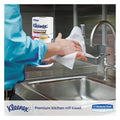 Kleenex Premiere Kitchen Roll Towels, 1 Ply, 11 x 10.4, White, 70/Roll, 24 Rolls/Carton