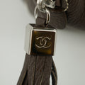 Chanel LAX Grained Leather Tassel Handle Bag Grey 8 Series-#2620 by Bolt Boutique