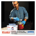 WypAll X90 Cloths, BRAG Box, 2-Ply, 11.1 x 16.8, Denim Blue, 136/Carton