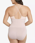 Maidenform Womens Lace Tame Your Tummy Bodysuit in Beige, Size Small by Vanessa Jane