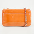 Chanel CC Coco Mark Patent Orange Multicolor Wallet On Chain 13 Series #2622 by Bolt Boutique