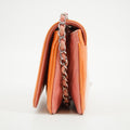 Chanel CC Coco Mark Patent Orange Multicolor Wallet On Chain 13 Series #2622 by Bolt Boutique