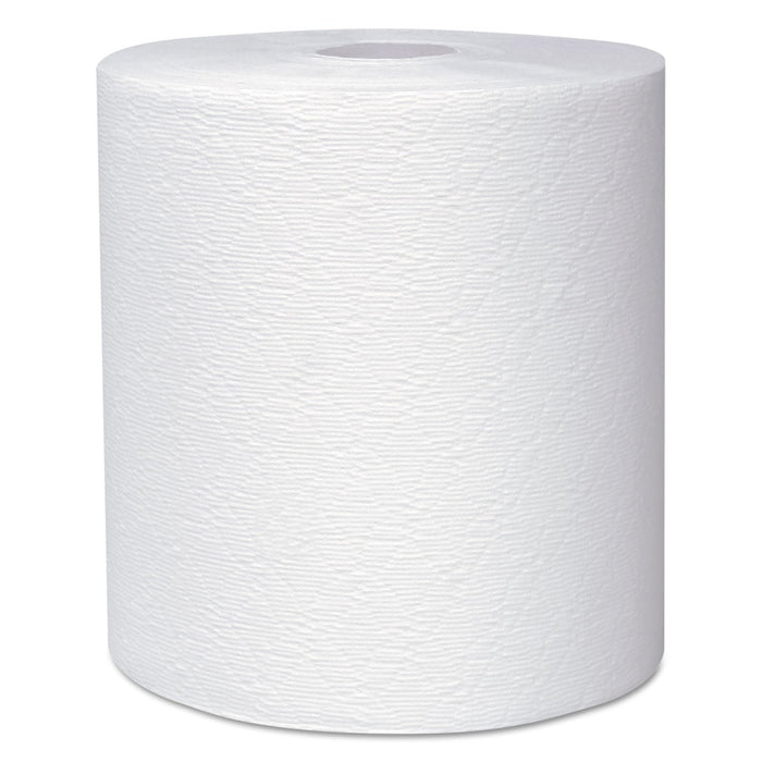 Kleenex Hard Roll Paper Towels with Premium Absorbency Pockets, 8" x 600 ft, 1.75" Core, White, 6 Rolls/Carton