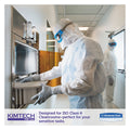 Kimtech W4 Critical Task Wipers, Flat Double Bag, 12 x 12, White, 100/Bag, 5 Bags/Carton