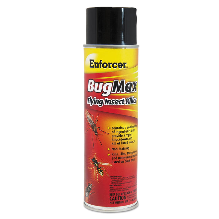Enforcer BugMax Flying Insect Killer, 16 oz Aerosol Spray, 12/Carton