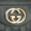 Gucci Navy Guccisima Leather Round Zipper Long Wallet #2629 by Bolt Boutique