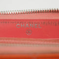 Chanel Pink Coco Mark Matelasse Patent Leather Round Zipper Long Wallet #2631 by Bolt Boutique