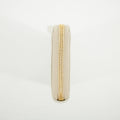 Prada Ivory Saffiano Leather L-shaped Zipper Long Wallet #2632 by Bolt Boutique