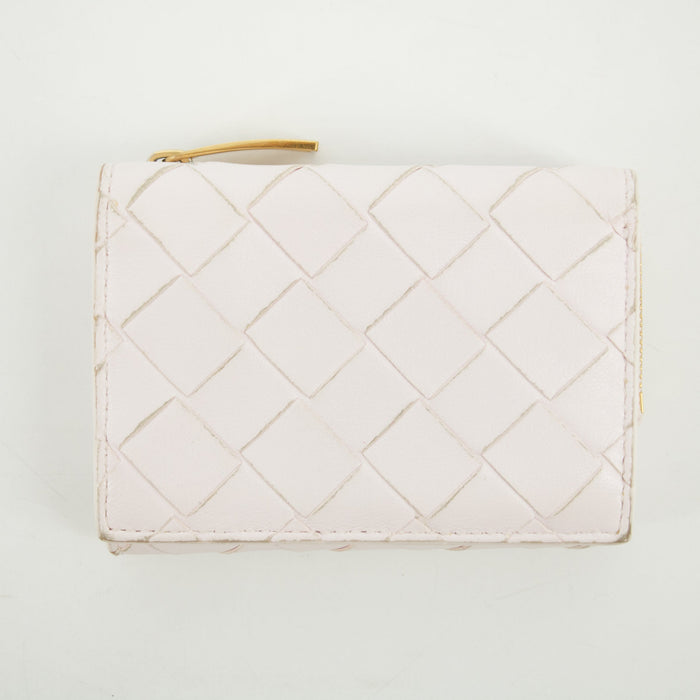 Bottega Veneta Intrecciato Leather Compact Wallet #2633 by Bolt Boutique