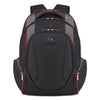 Solo Launch Laptop Backpack, Fits Devices Up to 17.3", Polyester, 12.5 x 8 x 19.5, Black/Gray/Red